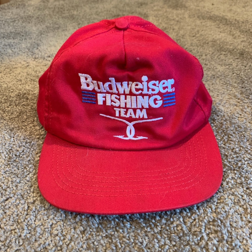 Budweiser fishing team hat